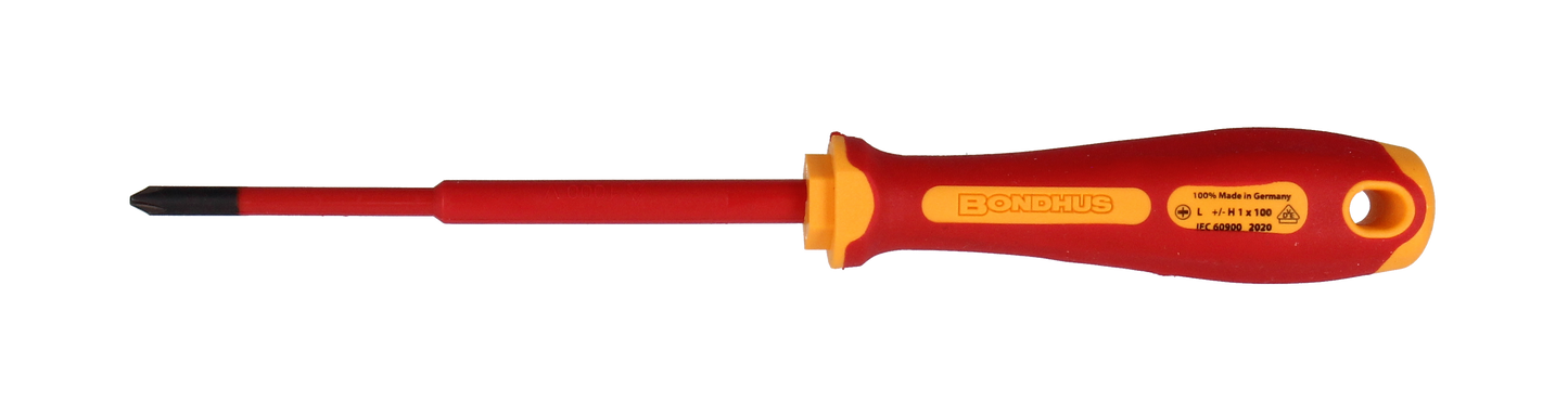 VDE Slim skruvmejsel +/- PH 1